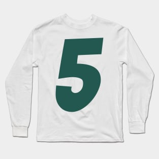 Sebastian Vettel 5 - Driver Number Long Sleeve T-Shirt